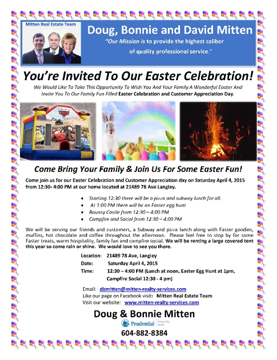 2015 Easter Celebration Mitten Real Estate Team